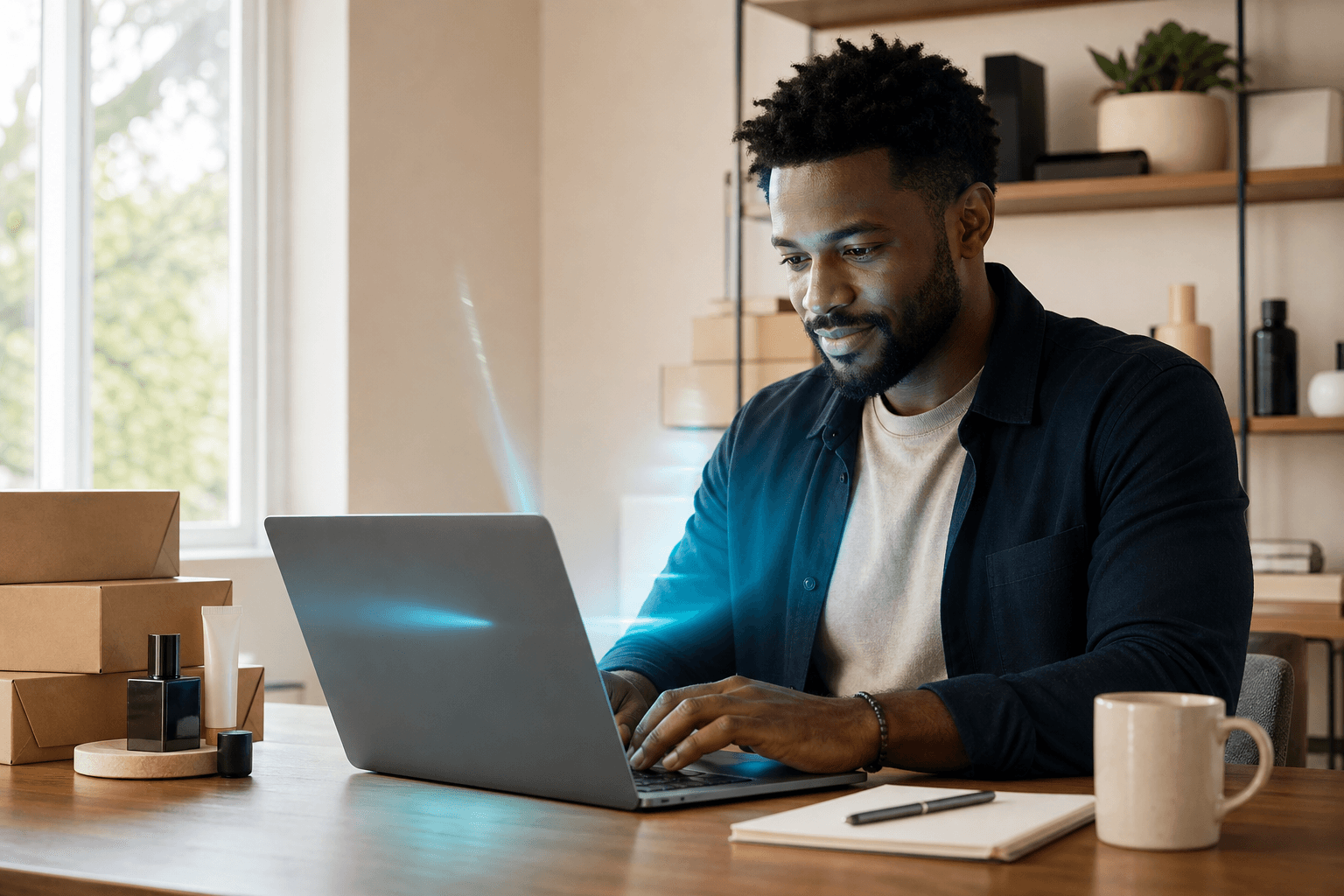 Commerce founder using the ELUX AI operations agent